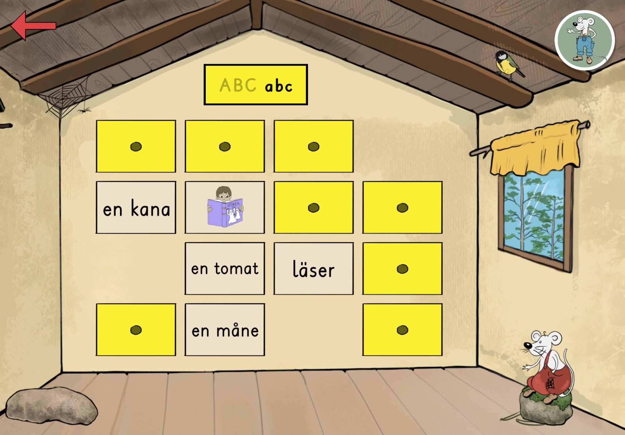 Mörkgul med presens